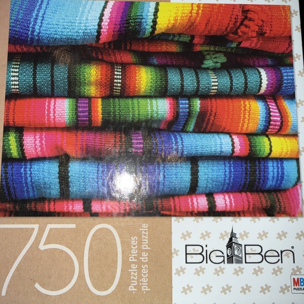 Big Ben Mayan Style 750 Puzzle - Complete New‎ MB Puzzle